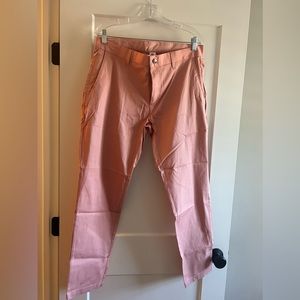 Fabletics light pink/salmon men’s pants